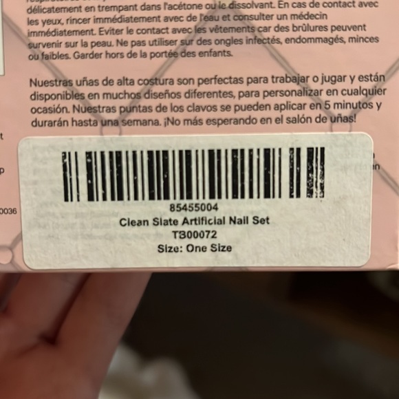 2/$15! Matte Black Artificial Stiletto Nails NIB - Picture 6 of 6